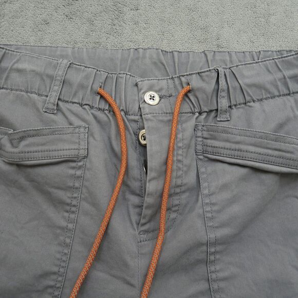 Cato Jeans Women's Size L Gray High-Rise Elastic Waist Straight Crop 26" Inseam - Picture 13 of 16